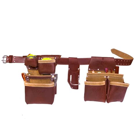 Tool Pouch Belt - Leather Work Belt Tool Pouch - Tojan Tool Belts