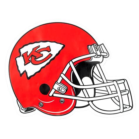 Applied Icon NFL Kansas City Chiefs Outdoor Helmet Graphic- Large-NFOH1603 - The Home Depot ...