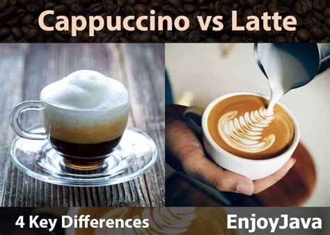 Cappuccino vs Latte: 4 Key Differences (Milk, Layers, Temp, Flavors ...