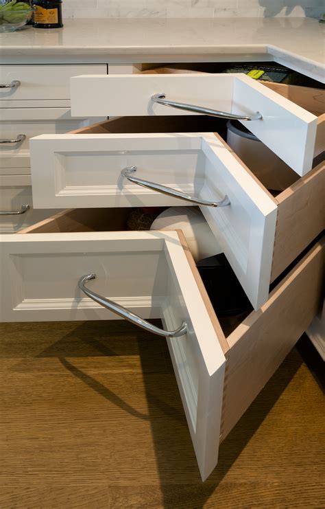 Corner Drawers Optimize Space In Your Kitchen | TMS Architects