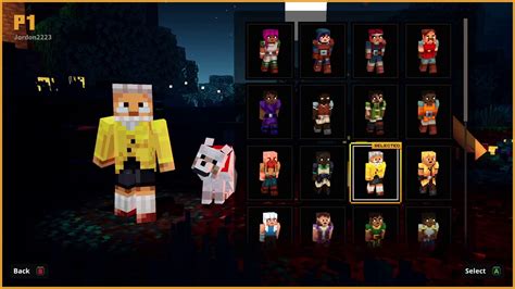 All Minecraft Dungeons Skins including available DLC skins - YouTube