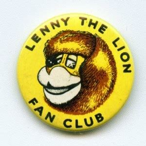 Lenny the Lion Fan Club from the Badge Collectors Circle Archive