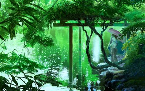 anime anime wallpaper hd - carta da parati anime verde - 1280x800 ...