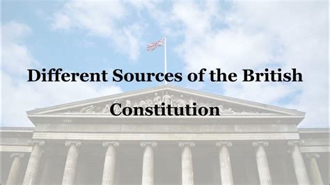 UK Constitution | Different Sources of British Constitution | Sources ...