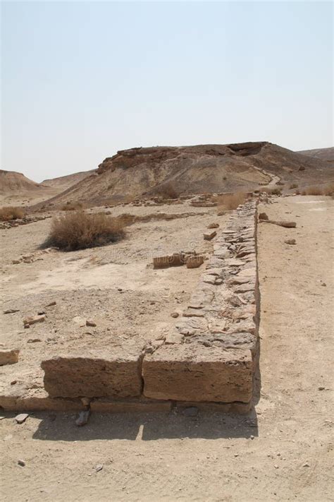 Moa Nabataeans Fortress Ancient Ruins in the Arava, South of Israel Stock Photo - Image of ...