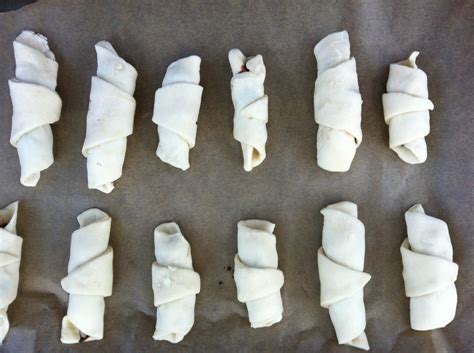 Chocolate Almond Crescents | One Happy Table