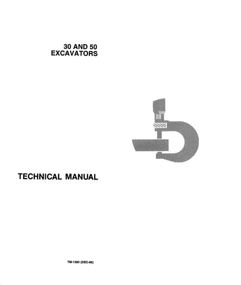 John Deere Construction 30, 50 Excavator Technical Man - MYServiceManuals