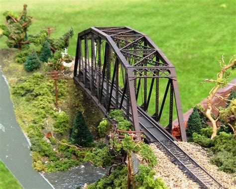 N scale Scratch Built Bridge | N scale train layout, Model train scenery, Model trains