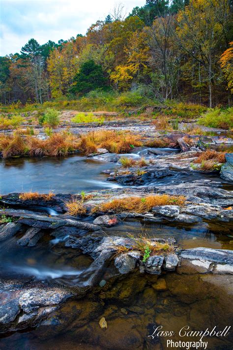 Spillway, Fall Foliage, Beavers Bend State Park, Broken Bow, Oklahoma ...