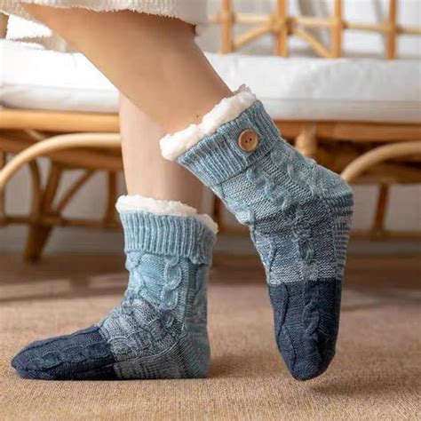 Casual Thick Thermal Winter Sleeping Socks | Sherpa Lined Sock – Kawata ...