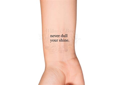 Small Quote Wrist Tattoos