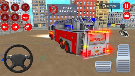 Firefighter Hero: Save the city in Real Fire Truck Driving Simulator #2 - YouTube