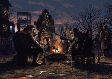 Stalker campfire, Emilio Rodríguez C. (Emkun) | Character art ...