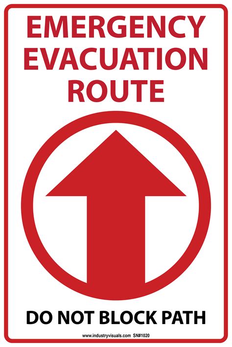 Emergency Evacuation Route – Industry Visuals