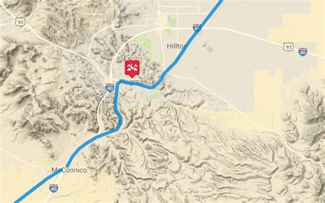 Kingman Az Area Map