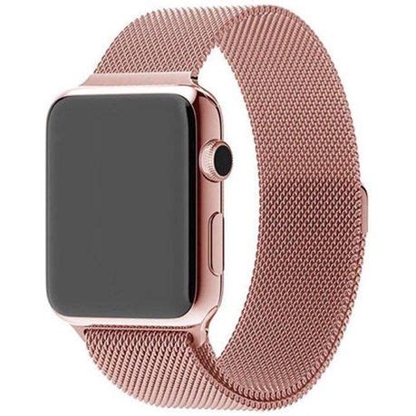 Apple Watch 42mm-44mm Magnetic Milanese Strap Rose Gold in Pakistan