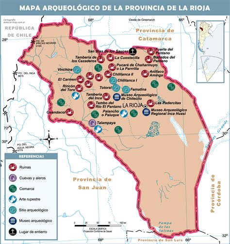 Archaeological map of the Province of La Rioja, Argentina | Gifex