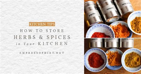 How to Store Herbs and Spices (Are They Still Good?)