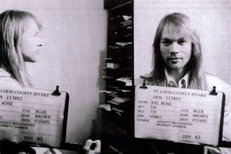 186018 AXL ROSE MUG SHOT MUGSHOT GUNS AXEL ROCK ROSES N Print Poster ...