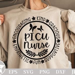 PICU Nurse Svg PICU Nurse Png Picu Svg Picu Png - Etsy