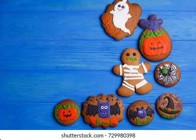 Funny Delicious Ginger Biscuits Halloween On Stock Photo 729980377 | Shutterstock
