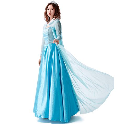 Adult Princess Cinderella Frozen Elsa Enchanting Fancy Dress Up Costume Cosplay | Shopee Malaysia