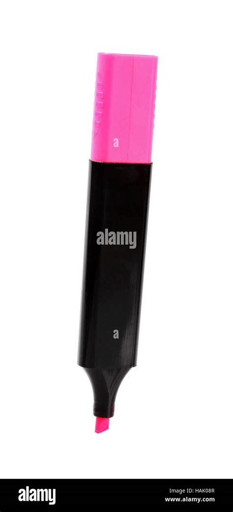 pink marker isolated on white Stock Photo - Alamy