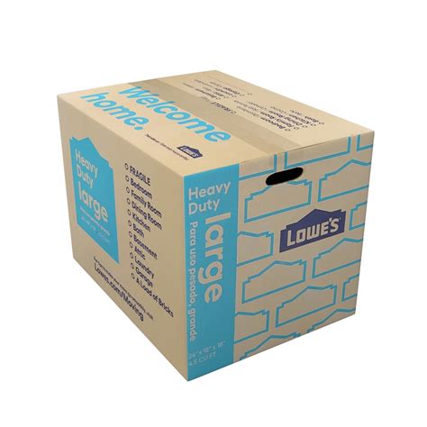 Large Heavy Duty Cardboard Moving Box (Actual: 24-in x 18-in x 18-in) at Lowes.com