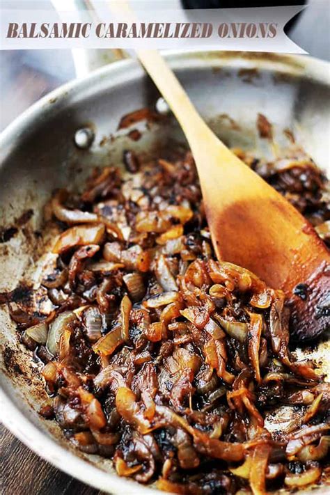 Balsamic Caramelized Onions | The Best Caramelized Onions Recipe