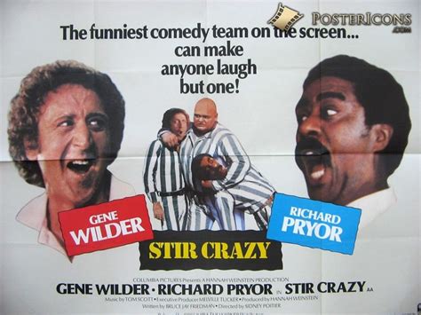 Stir Crazy: Richard Pryor and Gene Wilder Everything Film, Famous Comedians, Social Critic ...