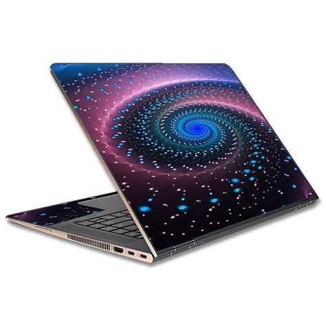 Skins Decals For Hp Spectre X360 15T Laptop Vinyl Wrap / Vortex In Full Color - Walmart.com ...