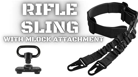 AMAZING TACTICAL RIFLE SLING with MLOCK ATTACHMENT - YouTube