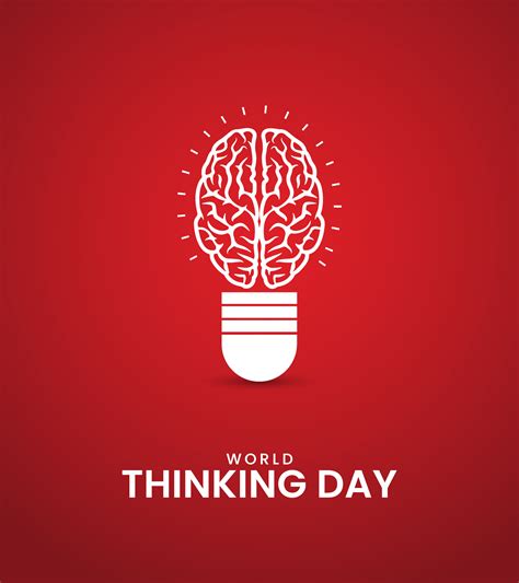 World Thinking Day. Thinking Day creative design. 35043053 Vector Art at Vecteezy