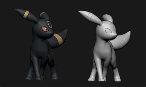 STL file Pokemon - Umbreon (New Version!!!) 🐉 ・3D printable model to ...