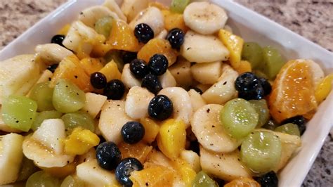 A fruit salad or Fruit Chaat is best to eat at breakfast and or lunch. it can also be served as ...