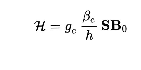 Basic Concepts of EPR – Electron Paramagnetic Resonance | ETH Zurich