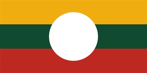 TIL I learned that Shan (Burmese state) has a flag that looks EXACTLY like Lithuania's but with ...