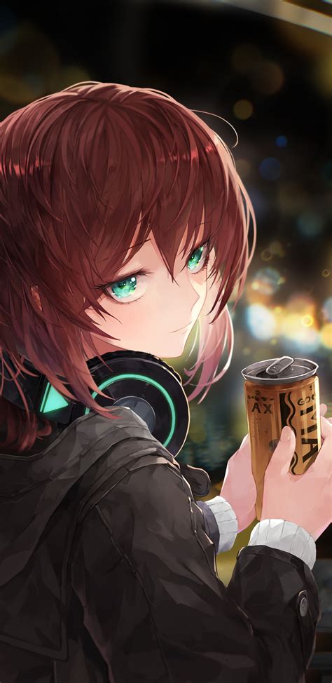 1440x2960 Anime Green Eyes 5k Samsung Galaxy Note 9,8, S9,S8,S8+ QHD HD ...