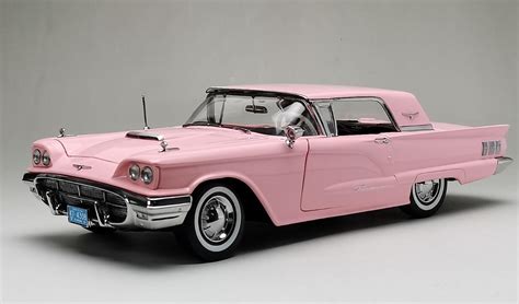 1960 Ford Thunderbird Hard Top-Pink – sunstarmodelcars