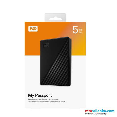 WD 5TB My Passport USB External Hard Drive