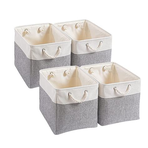 33 x 38 x 33cm Large Canvas Storage Boxes – Mangata