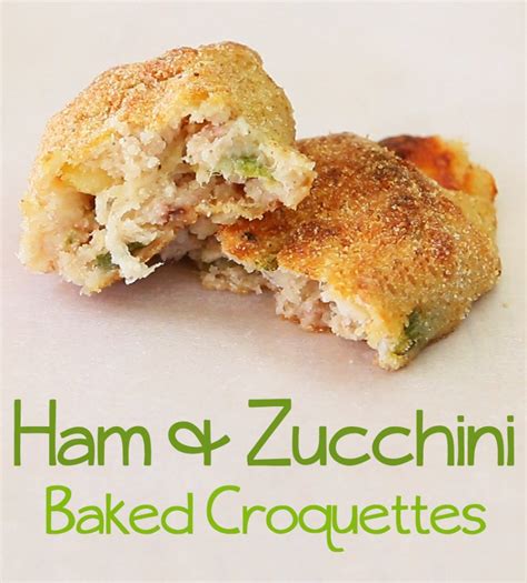 Ham & Zucchini Baked Croquettes | Buona Pappa