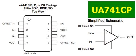 UA741CP Datasheet - Operational Amplifier