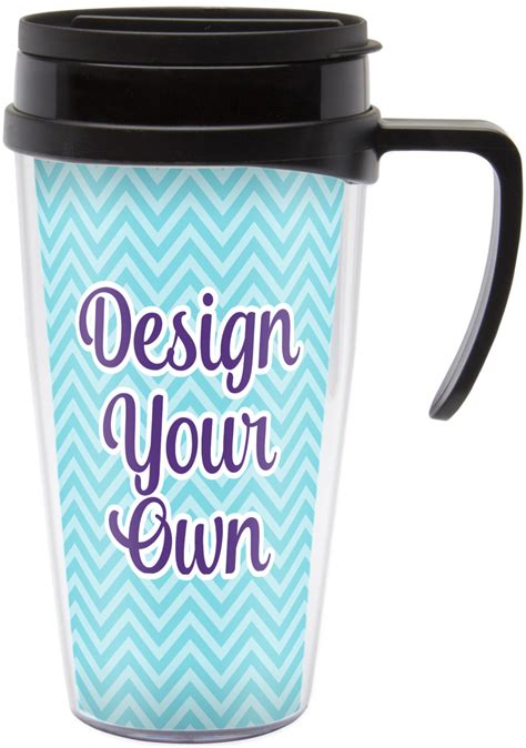 Design Your Own Travel Mug with Handle (Personalized) - YouCustomizeIt