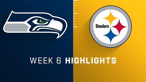 Seattle Seahawks vs. Pittsburgh Steelers highlights | Week 6