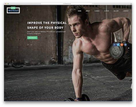 36+ Best Free Gym Fitness Website Templates 2020 - WebThemez