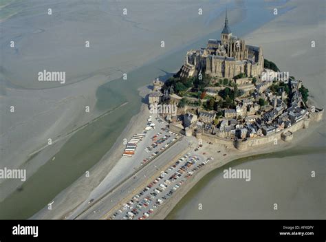 aerial view ,aerien,aerial,vue aerienne, Mont-Saint-Michel,( site Stock ...