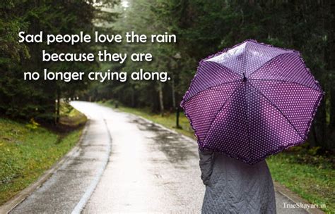 Emotional and Remembering Sad Love Rain Quotes for Lovers