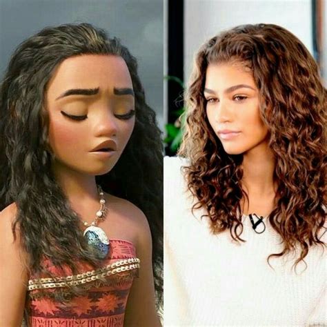 Zendaya as Moana | Zendaya, Disney fan art, Marvel photo