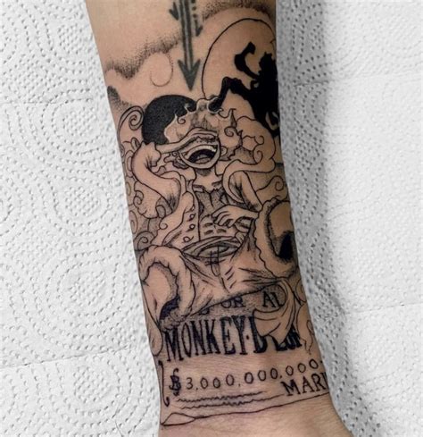 Luffy Gear 5 Tattoo | Boas ideias para tatuagem, Tatuagem one piece, Tatuagem